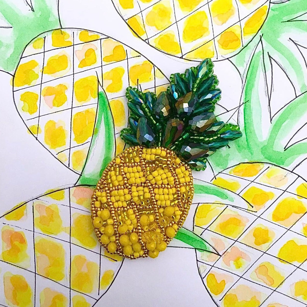 Pineapple - Brooch