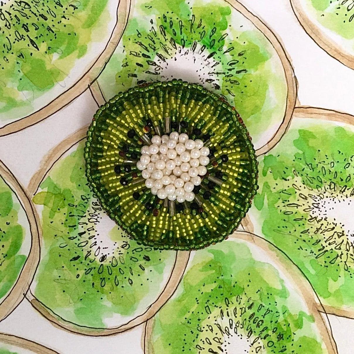 Kiwi - Broche