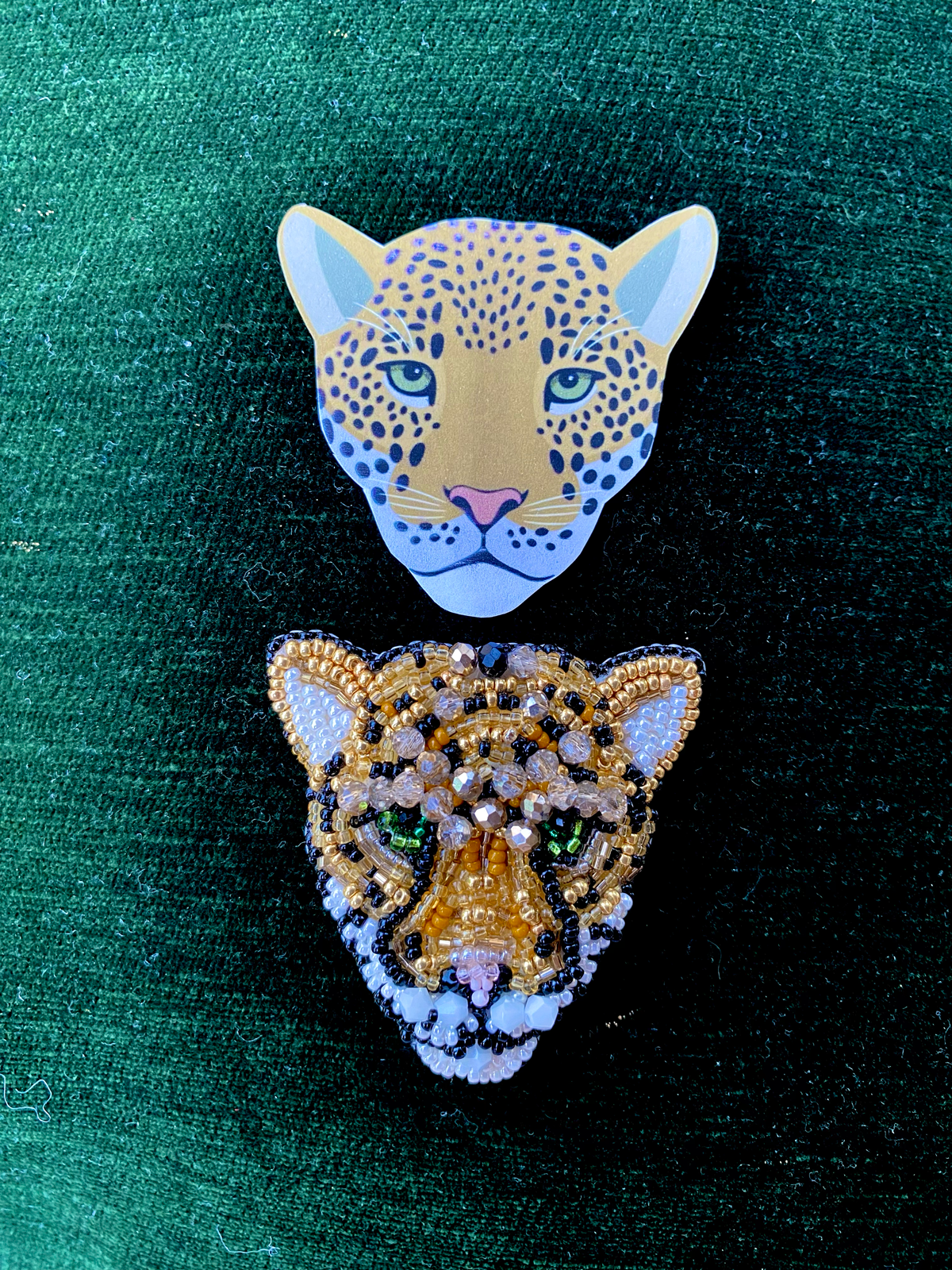 Leopardo - Broche